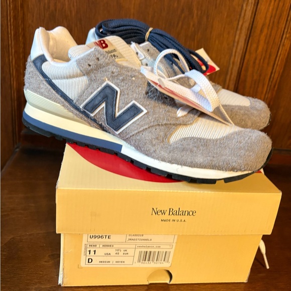 New Balance Other - New Balance Men’s Sneakers, gray & white, brand new in box